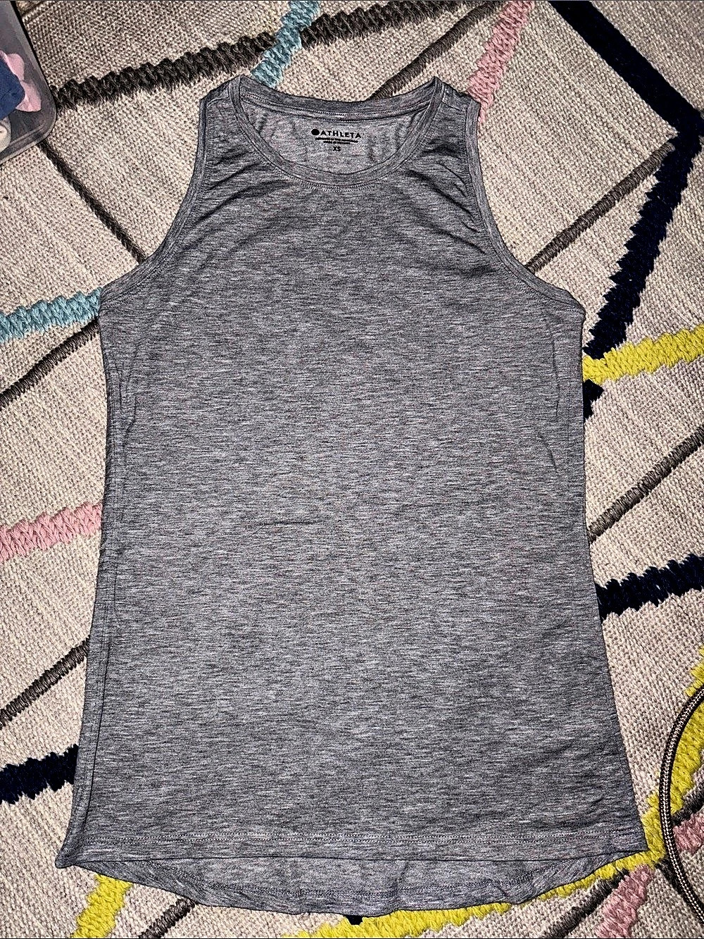 Athleta Gray Tank Top Size XS Like New